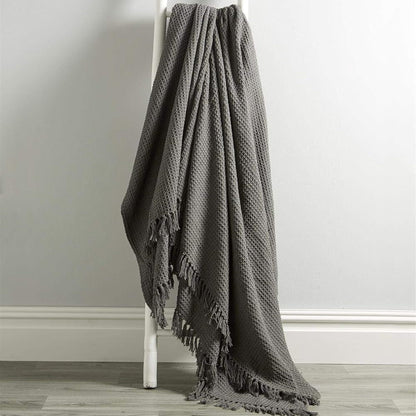 OLIVIA ROCCO Cotton Throw Super Soft Lightweight Eco Friendly Recycled Cotton For Sofa