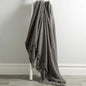OLIVIA ROCCO Cotton Throw Super Soft Lightweight Eco Friendly Recycled Cotton For Sofa