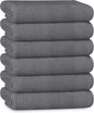 OLIVIA ROCCO Bath Sheets 500GSM Ultra Soft Super Absorbent Quick Dry Cotton White Grey Hotel-Quality Deep Fitted Easy-Care