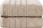 OLIVIA ROCCO Ritz Viscose Stripe Towels Super Soft Cotton Highly Absorbent Jumbo Bath