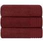 OLIVIA ROCCO Monaco 3 Pack Extra Large Bath Sheets 500GSM 100% Cotton Highly Absorbent