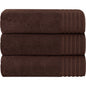 OLIVIA ROCCO Monaco 3 Pack Extra Large Bath Sheets 500GSM 100% Cotton Highly Absorbent