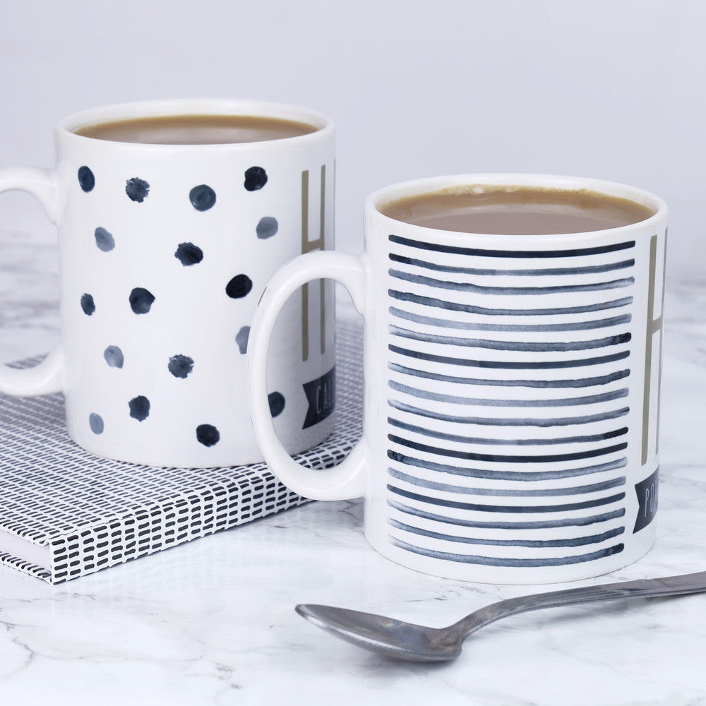 Calls The Shots/Pours The Shots His & Hers Mugs