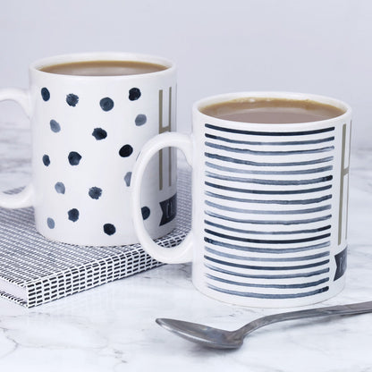 Calls The Shots/Pours The Shots His & Hers Mugs