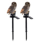 Owl Lights Solar Powered Garden Decoration Lamp Waterproof