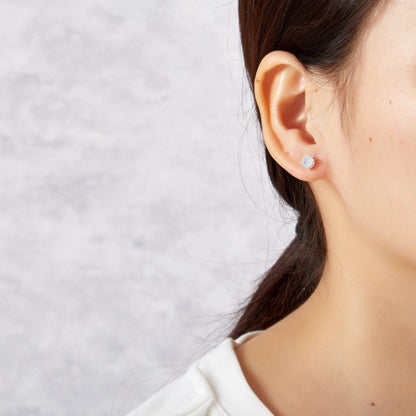 Pack of Three Opal Earrings Created with Zircondia® Crystals