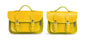 Handmade Leather Micro Satchel - Pastel Daffodil Yellow