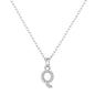 Pave Initial Necklace Letter Q Created with Zircondia® Crystals