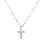 Pave Initial Necklace Letter T Created with Zircondia® Crystals
