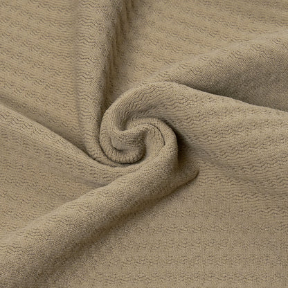 Contempo Half Zip Stretch Ribbed Polo Jumper