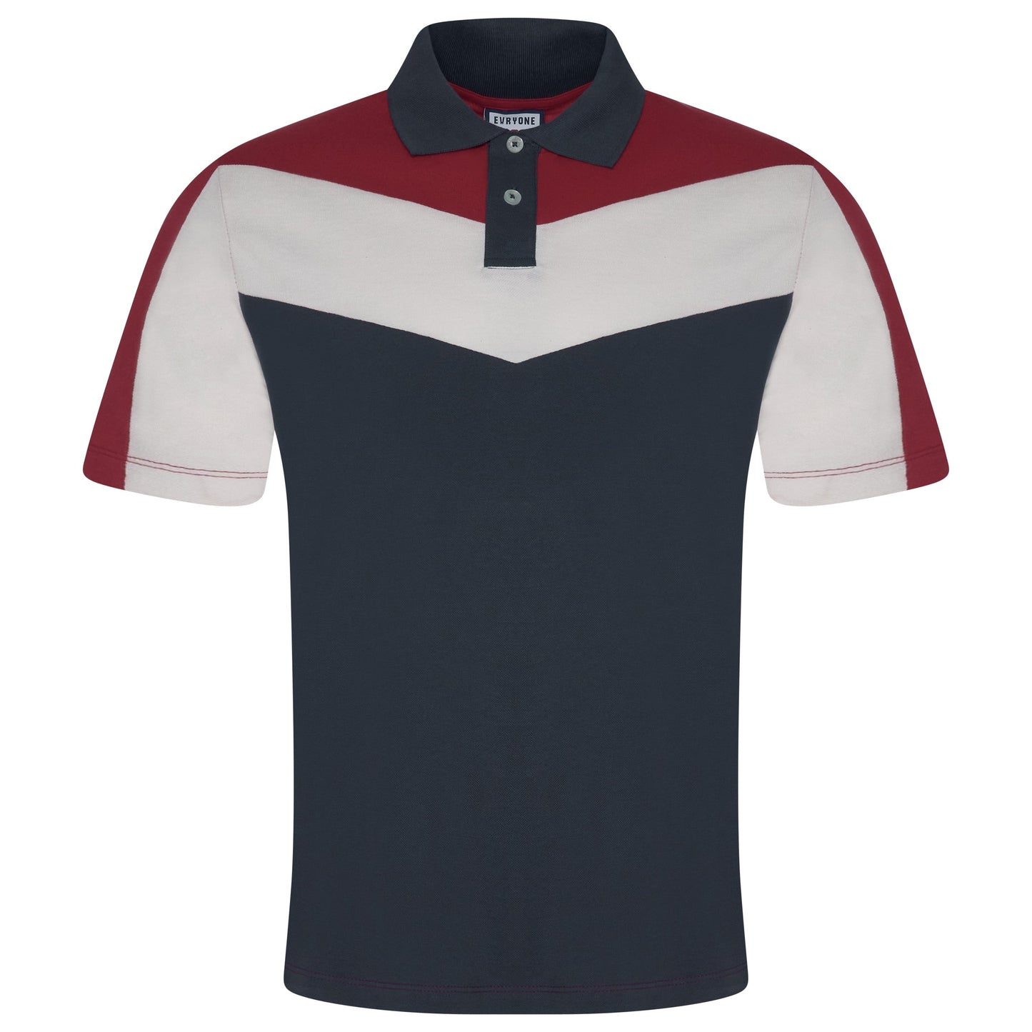 Polo Evryone à rayures contrastantes