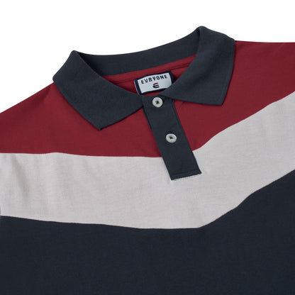 Polo Evryone à rayures contrastantes