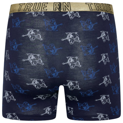True Religion 4 Pack Fly Front Boxer Briefs