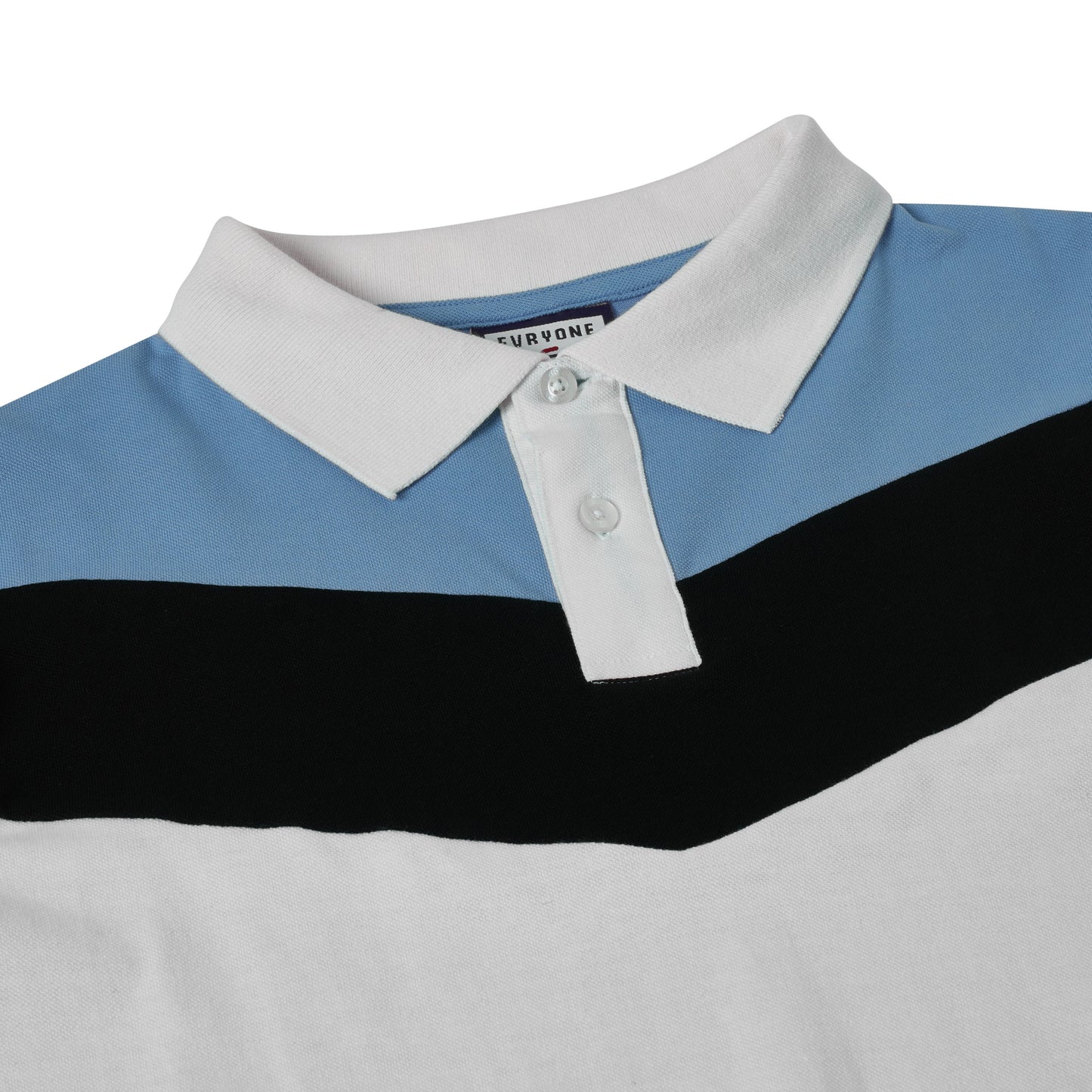 Polo Evryone à rayures contrastantes