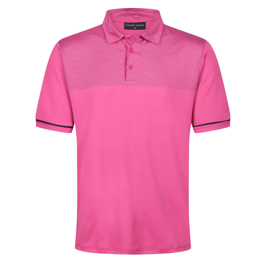 Polo de sport Island Green Dash Print
