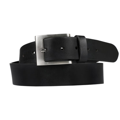 Ceinture en cuir pleine fleur Outback 3,8 cm de large à boucle carrée