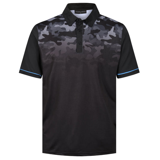 Polo de sport de golf Island Green imprimé camouflage