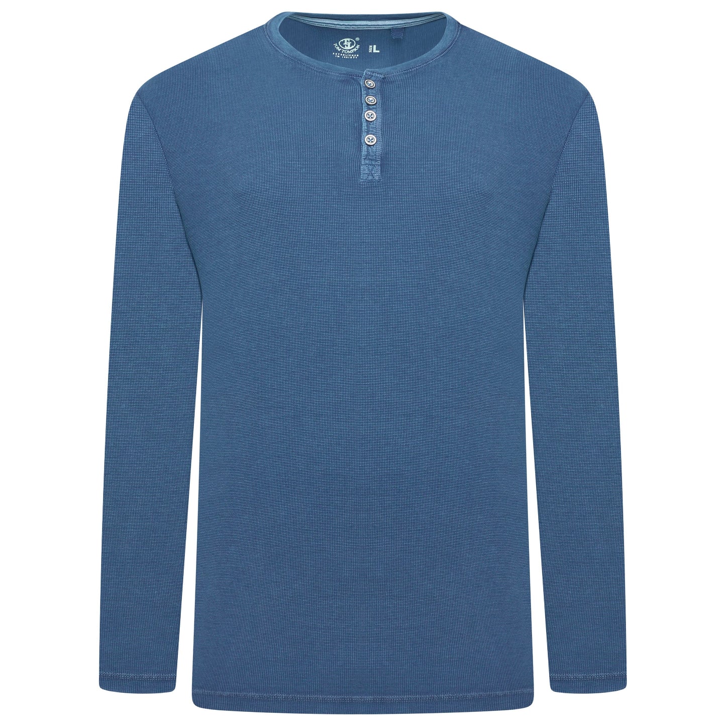 Tom Tompson Thermal Waffle Knit Henley T-Shirt