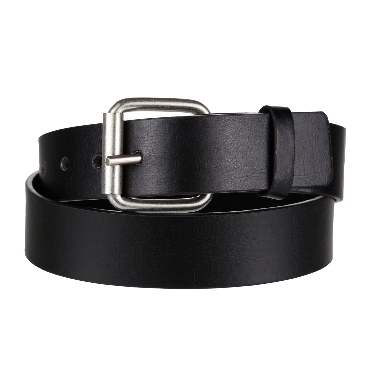 Ceinture en cuir reconstitué Forêt 3,8 cm de large à boucle épaisse