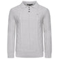 Crew Clothing Company Cable Knit Button Neck Jumper