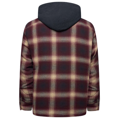 Wrangler Hooded Padded Overshirt Jacket