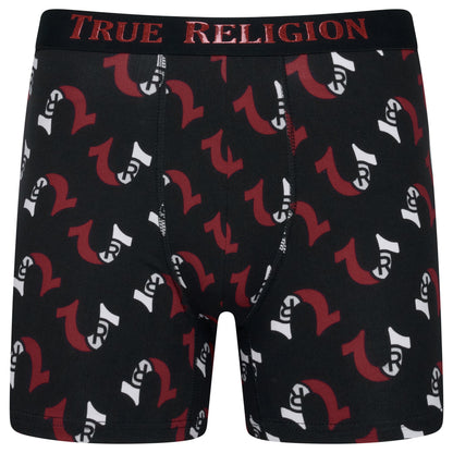 True Religion 4 Pack Fly Front Boxer Briefs