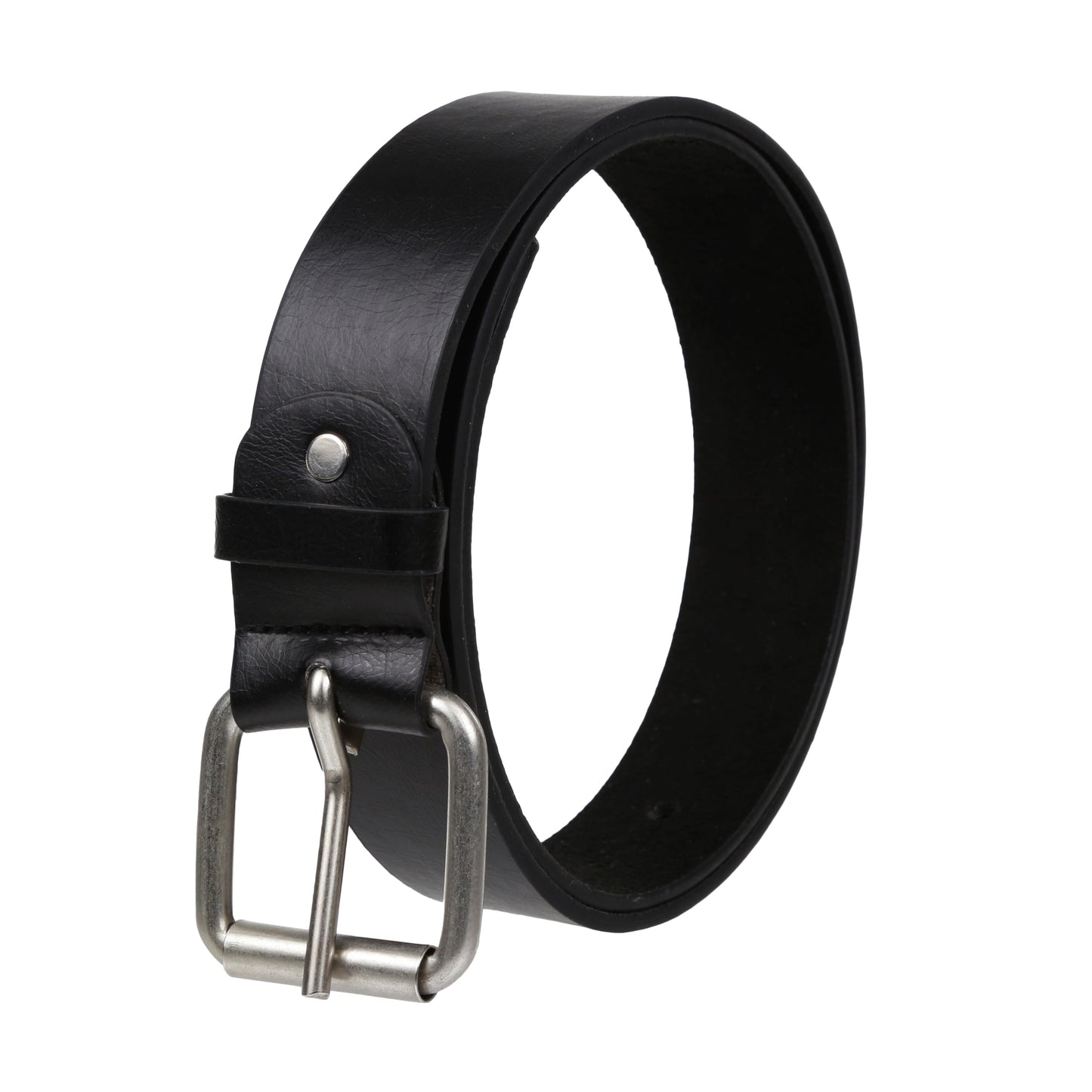 Ceinture en cuir reconstitué Forêt 3,8 cm de large à boucle épaisse