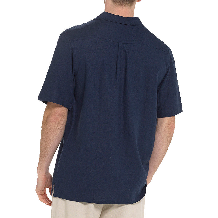Indigo Roc Linen Blend Shirt