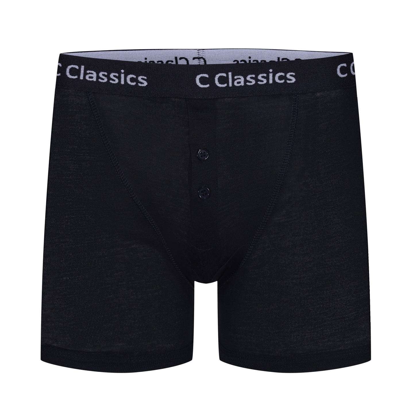 C Classics Lot de 3 boxers à braguette boutonnée