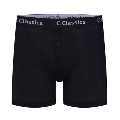C Classics Lot de 3 boxers à braguette boutonnée