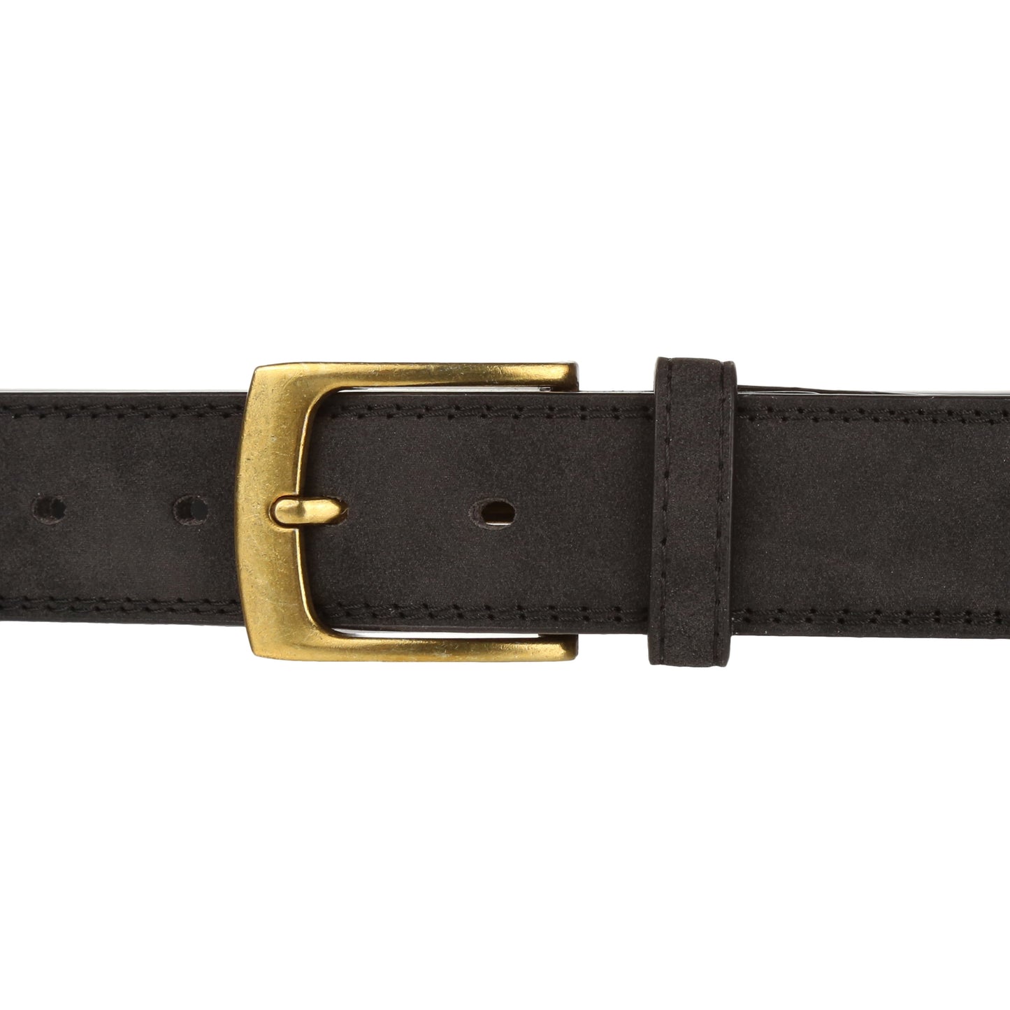 Ceinture en cuir nubuck contrecollé Forest de 1,25 po de large