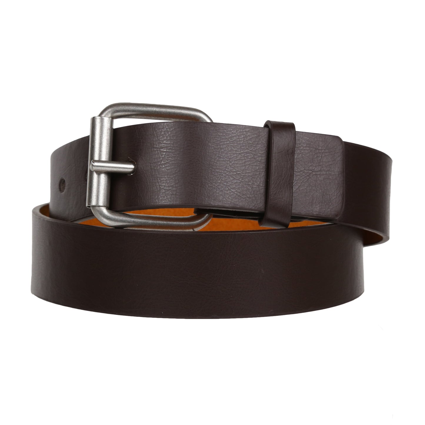 Ceinture en cuir reconstitué Forêt 3,8 cm de large à boucle épaisse