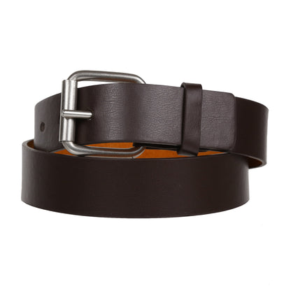 Ceinture en cuir reconstitué Forêt 3,8 cm de large à boucle épaisse