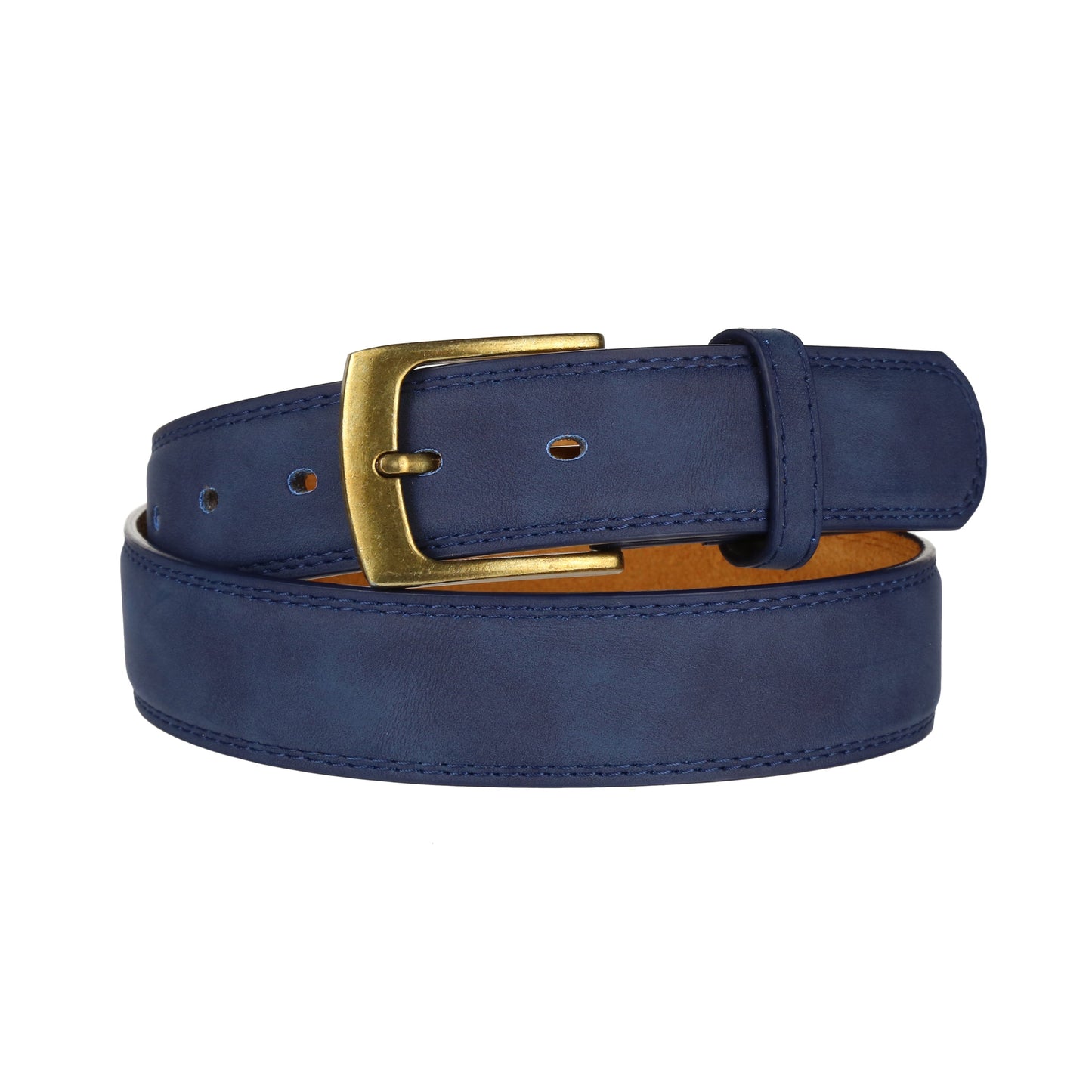 Ceinture en cuir nubuck contrecollé Forest de 1,25 po de large