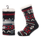 Tom Franks 1 Pair Chunky Knit Sherpa Slipper Socks
