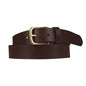 Ceinture en cuir pleine fleur Outback 3,17 cm de large avec boucle ronde