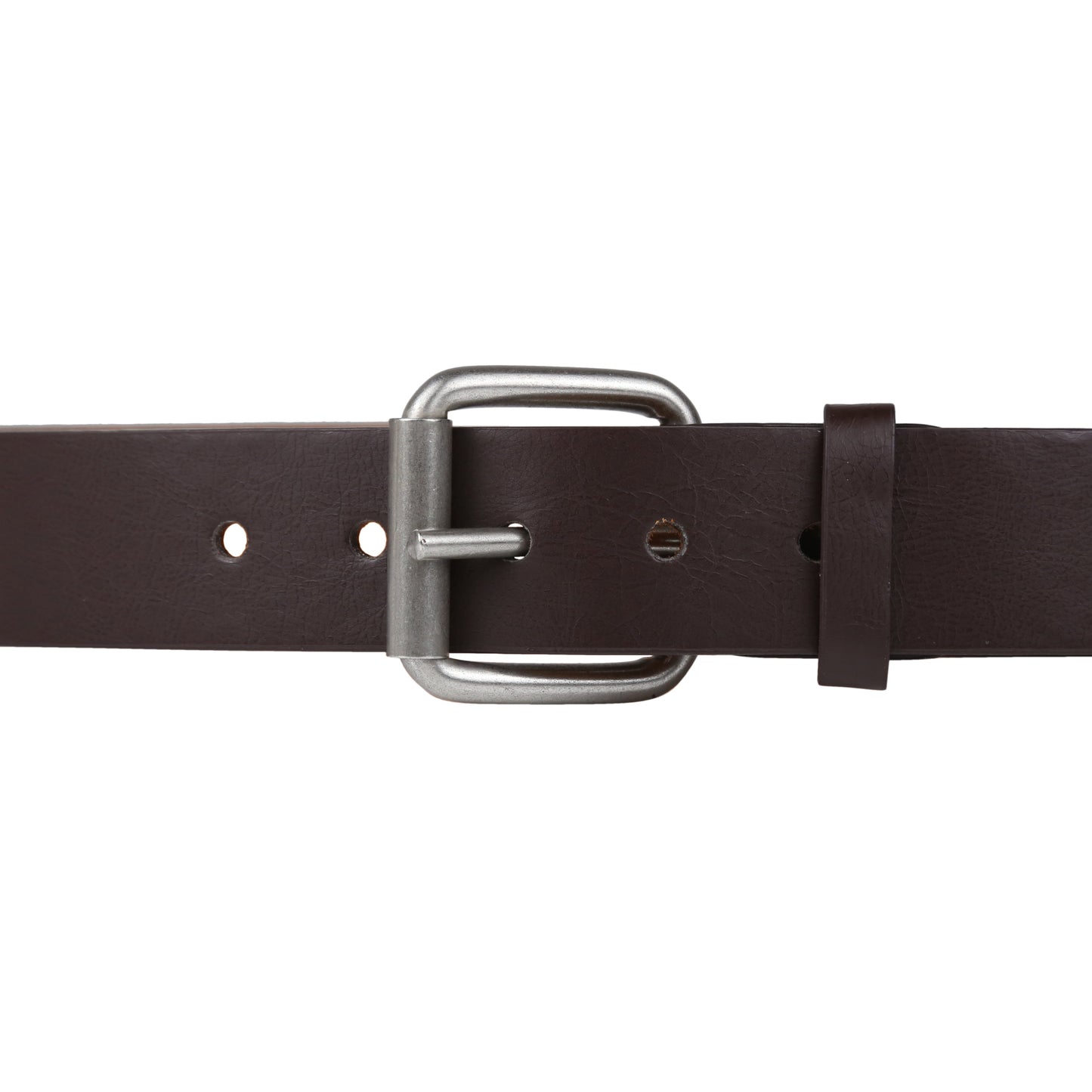 Ceinture en cuir reconstitué Forêt 3,8 cm de large à boucle épaisse