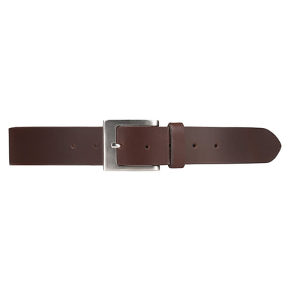 Ceinture en cuir pleine fleur Outback 3,8 cm de large à boucle carrée