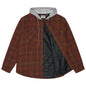 Wrangler Padded Hooded Shirt Jacket