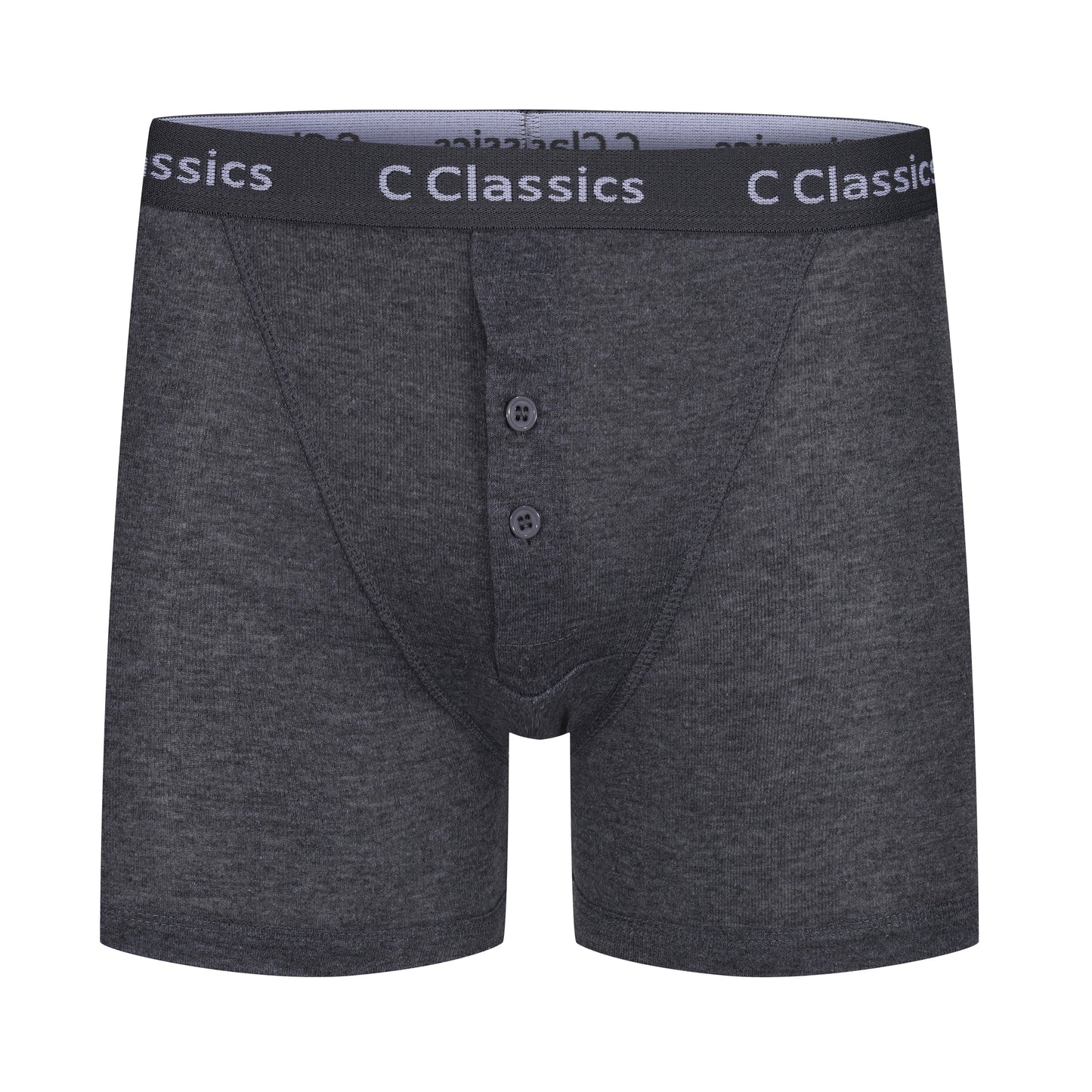 C Classics Lot de 3 boxers à braguette boutonnée