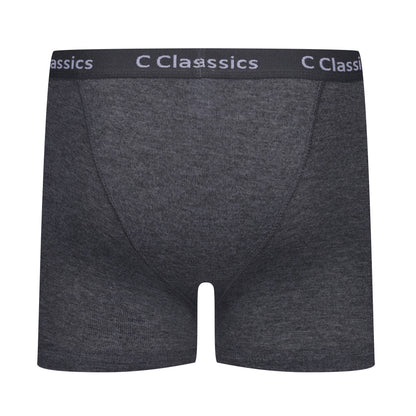 C Classics Lot de 3 boxers à braguette boutonnée