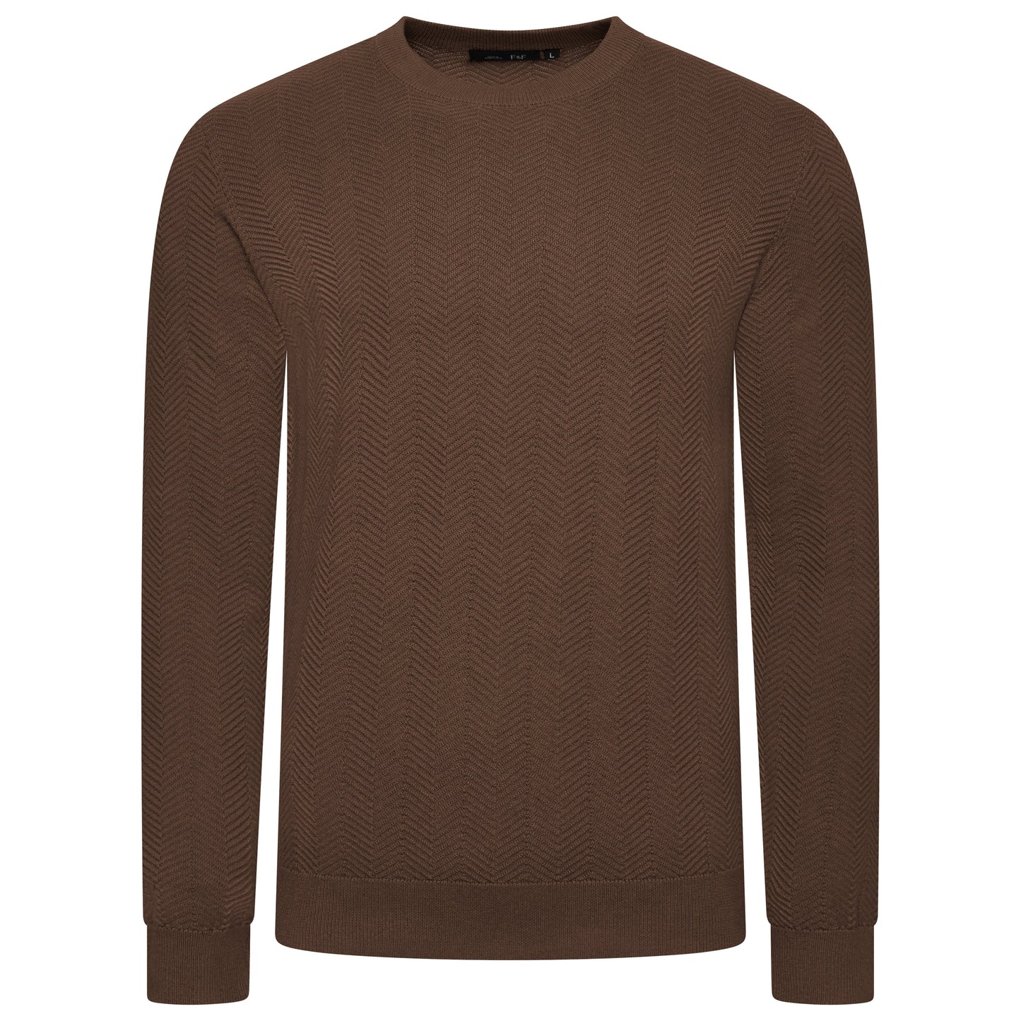 F&F Chevron Knit Pullover Jumper