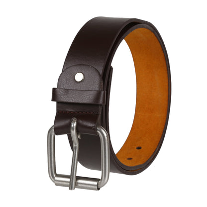 Ceinture en cuir reconstitué Forêt 3,8 cm de large à boucle épaisse