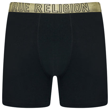True Religion 4 Pack Fly Front Boxer Briefs
