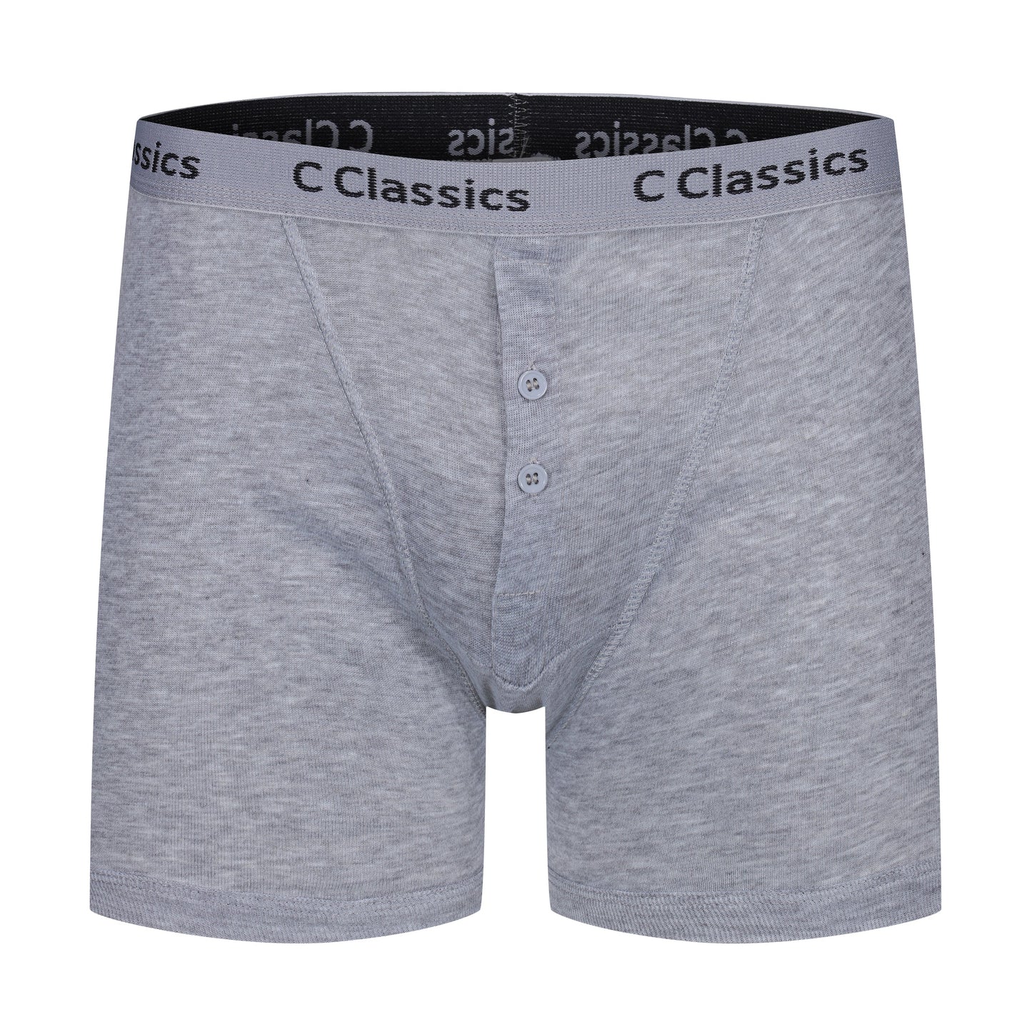 C Classics Lot de 3 boxers à braguette boutonnée