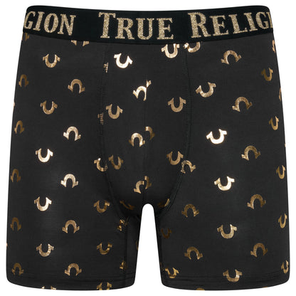 True Religion 4 Pack Fly Front Boxer Briefs