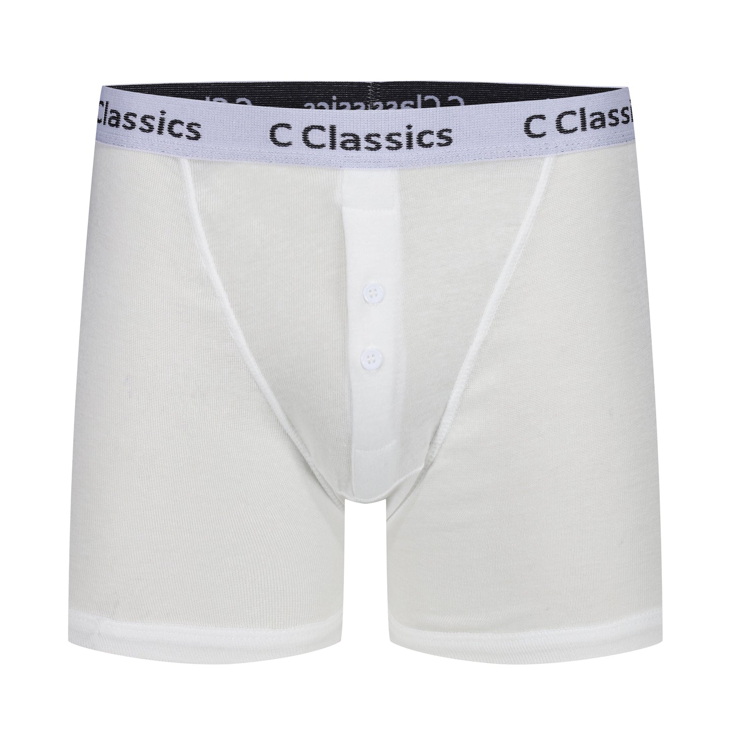 C Classics Lot de 3 boxers à braguette boutonnée