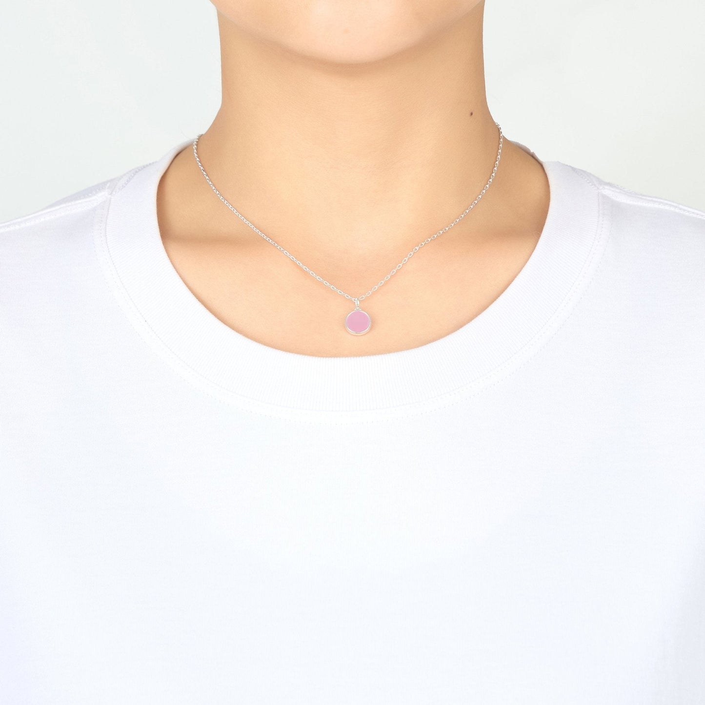 Pink Mother of Pearl Necklace