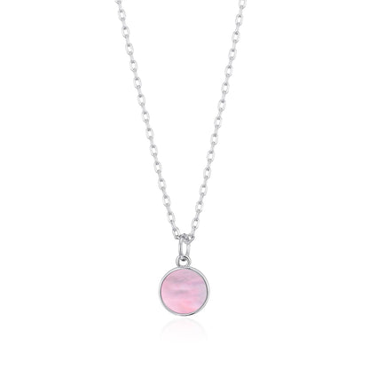 Pink Mother of Pearl Necklace