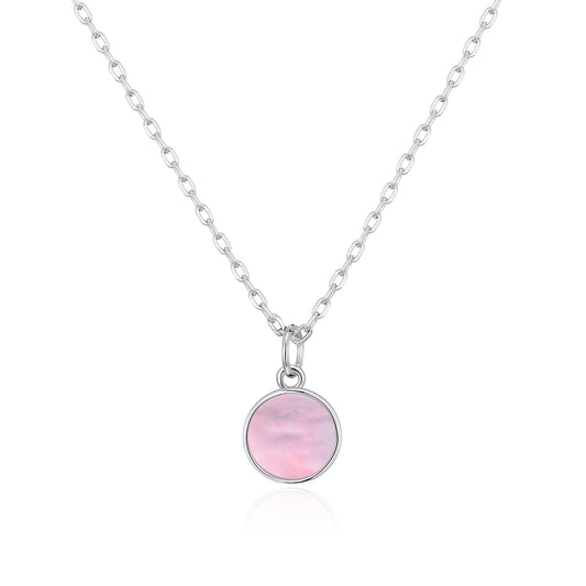 Pink Mother of Pearl Necklace